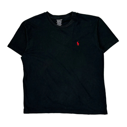 Polo By Ralph Lauren T-Shirt - Medium Black Cotton