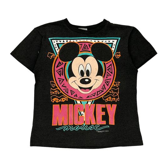 1980'S Made In Usa Disney T-Shirt - Small Black Cotton
