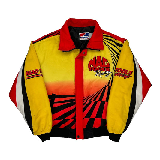 Racing Swingster Graphic Jacket - Medium Black Polyester