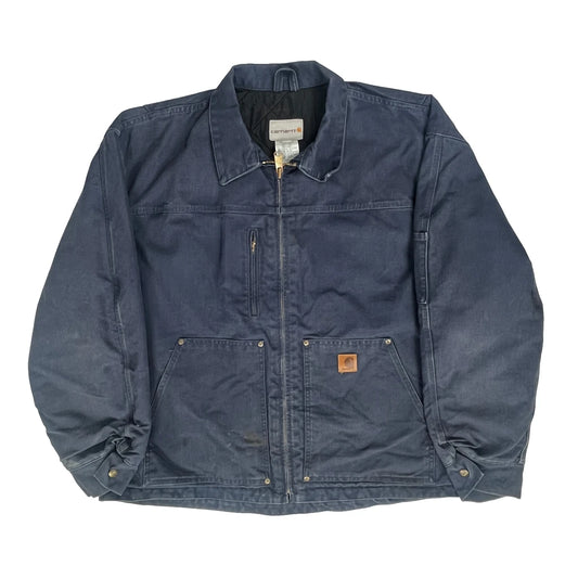 Carhartt Jacket - XL Blue Cotton Blend