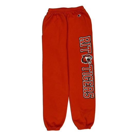 Rit Tigers Champion College Joggers - Small Orange Cotton
