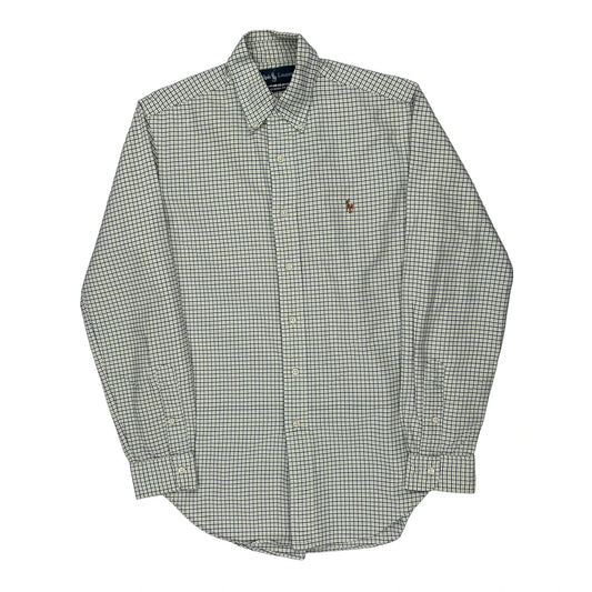 Ralph Lauren Checked Shirt - Small Green Cotton