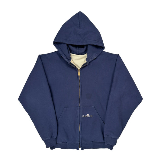 Carhartt Hoodie - Large Blue Cotton