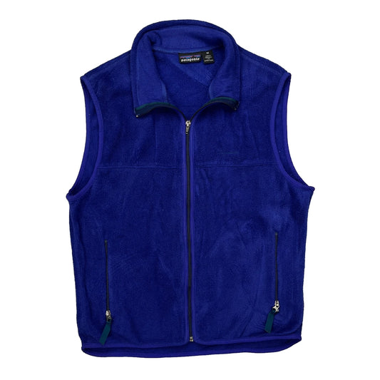 Made In USA Patagonia Gilet - Medium Blue Polyester