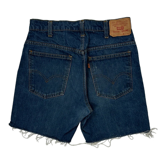 Levis Cut Off Denim Shorts - 30W 9L Blue Denim