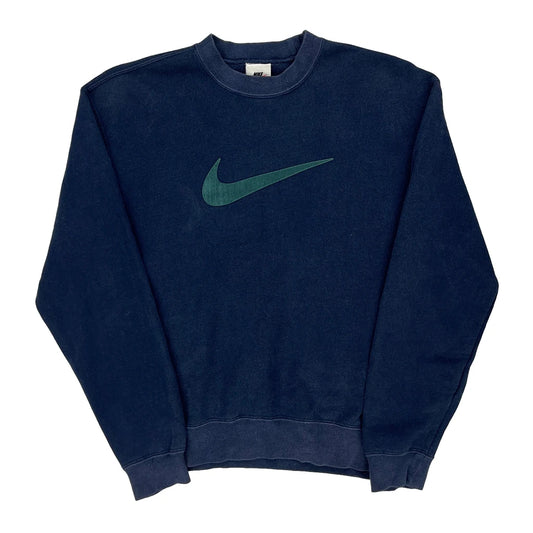 Nike Sweatshirt - Small Navy Cotton