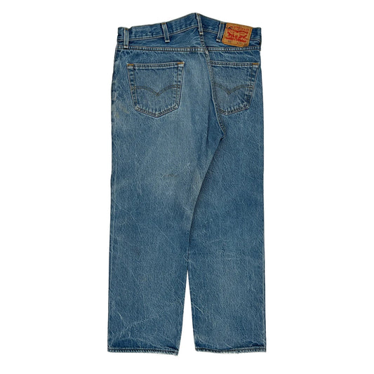 Levis Jeans - 38W 27L Blue Cotton Blend