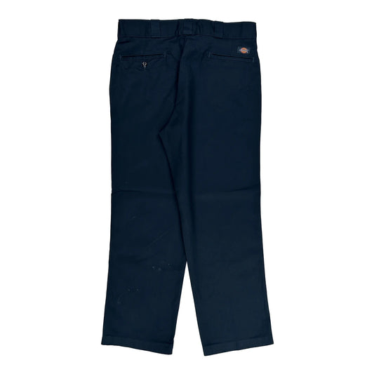 Dickies Trousers - 36W 30L Navy Polyester