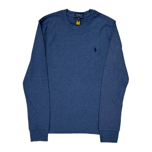Age 14-16 Polo By Ralph Lauren Long Sleeve T-Shirt - Large Blue Cotton