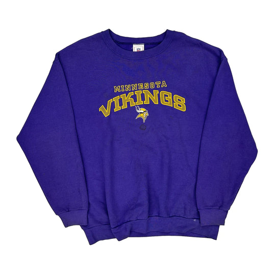 Minnesota Vikings Nfl Sweatshirt - XL Purple Cotton
