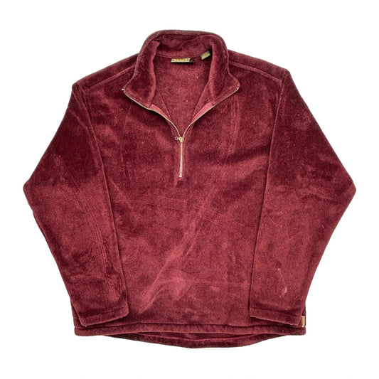 Timberland Fleece - XL Burgundy Polyester