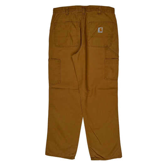 Carhartt Carpenter Trousers - 31W 30L Brown Cotton Blend