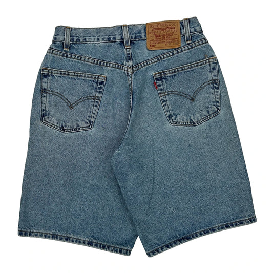 Levis Denim Shorts - 28W 10L Blue Cotton