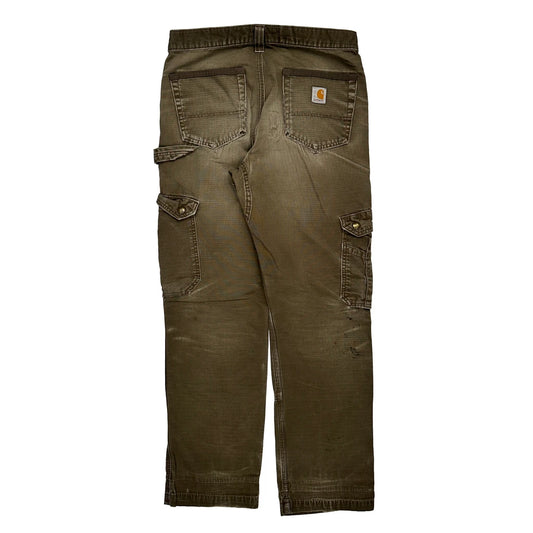 Carhartt Carpenter Trousers - 31W 31L Brown Cotton
