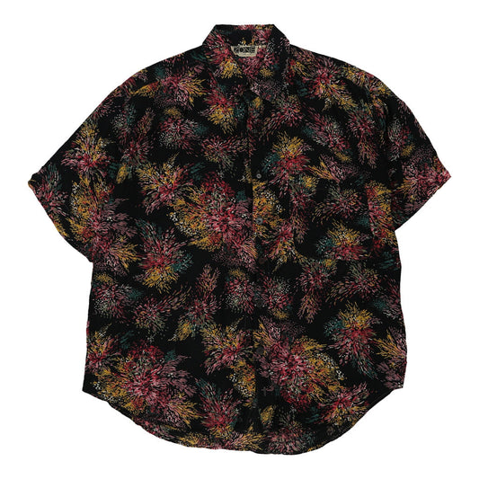 Vintage multicoloured Zone Short Sleeve Shirt - mens large