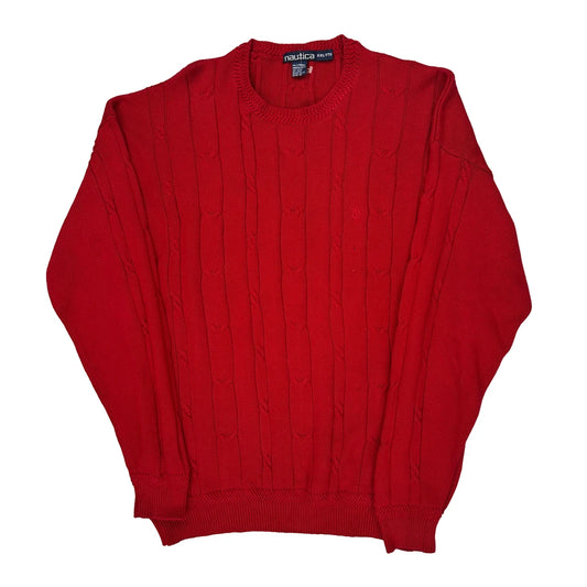 Nautica Jumper - 2XL Red Cotton