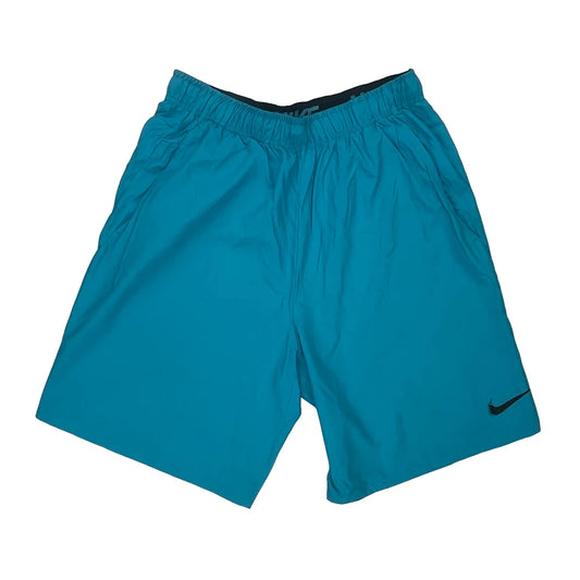 Nike Sport Shorts - Large Blue Polyester