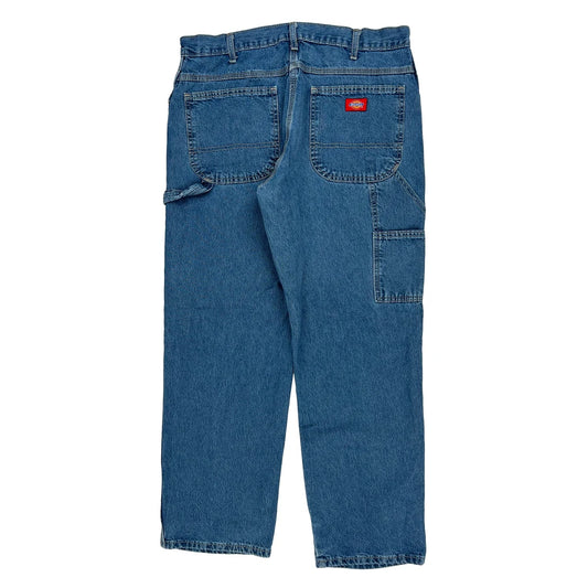 Dickies Carpenter Jeans - 33W 32L Blue Cotton