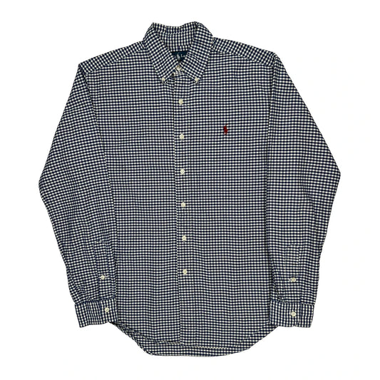 Ralph Lauren Checked Shirt - Medium Blue Cotton