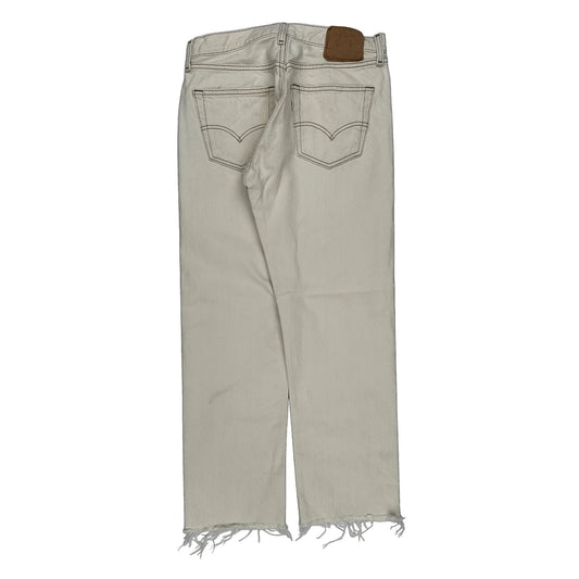 Made In USA Levis Jeans - 30W 29L Cream Cotton