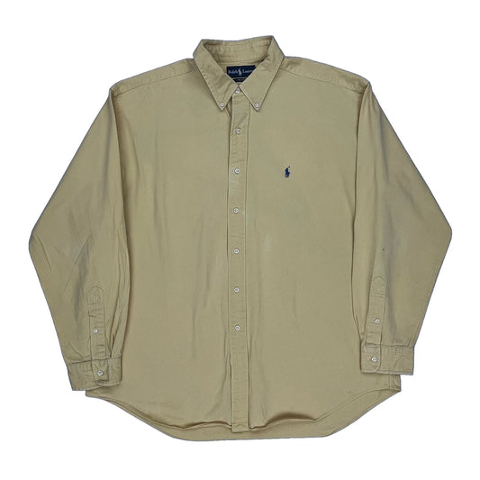 Blake Ralph Lauren Shirt - XL Yellow Cotton
