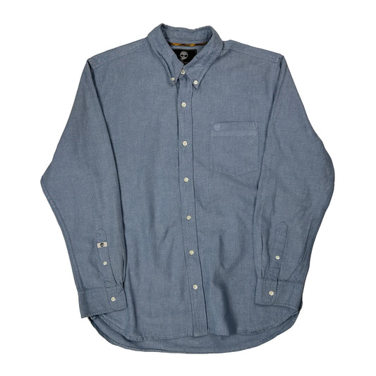 Vintage Timberland Shirt - Large Blue Cotton
