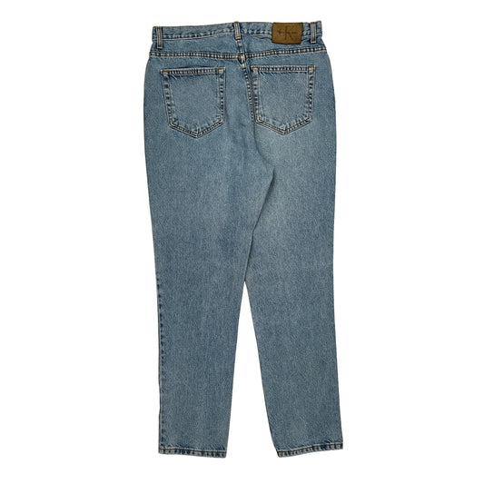 Calvin Klein Jeans Jeans - 34W UK 14 Light Wash Cotton