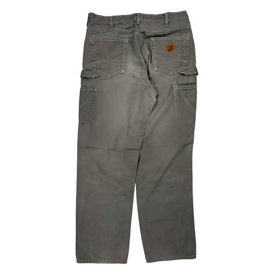 Carhartt Carpenter Trousers - 34W 34L Grey Cotton
