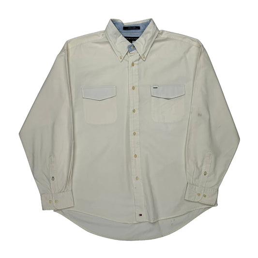 Tommy Hilfiger Shirt - XL Cream Cotton