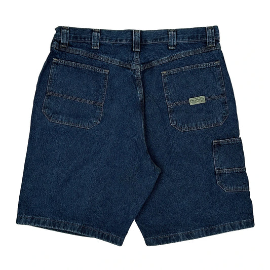Wrangler Denim Shorts - 34W 9L Blue Cotton