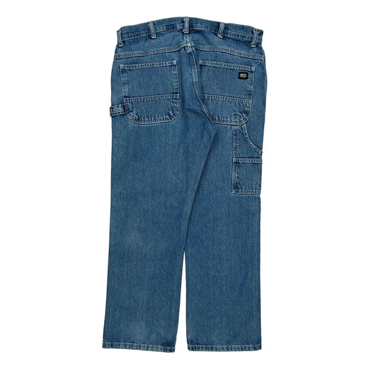 Key Carpenter Jeans - 36W 29L Blue Cotton