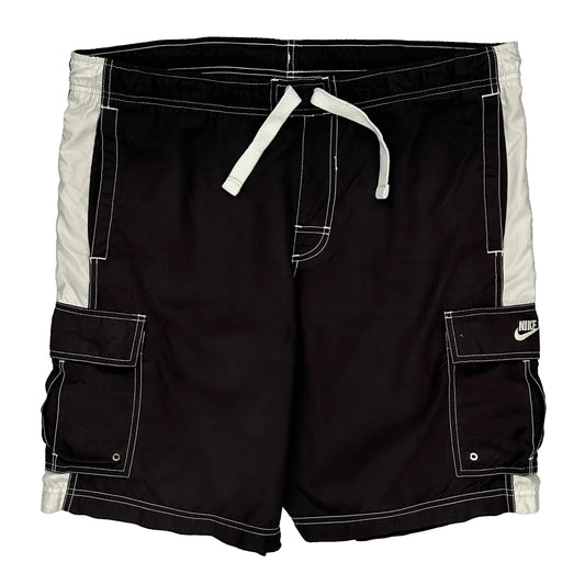 Nike Cargo Shorts - Large Black Polyester