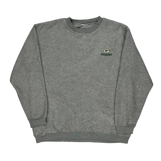 Green Bay Packers Unbranded Nfl Fleece - XL Grey Cotton Blend