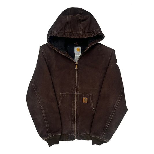 Age 12 Carhartt Jacket - XL Brown Cotton