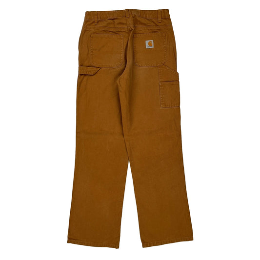 Carhartt Carpenter Trousers - 28W 29L Brown Cotton
