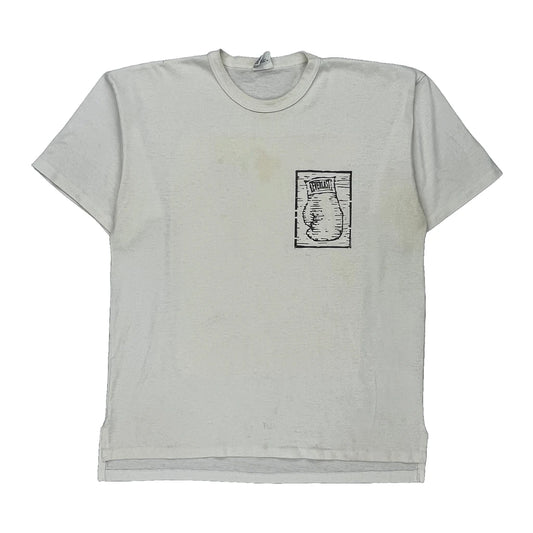 Everlast Single Stitch T-Shirt - XL White Cotton