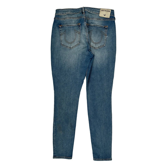 True Religion Skinny Jeans - 30W UK 10 Blue Denim