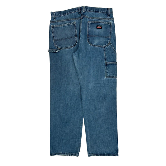 Dickies Carpenter Jeans - 35W 31L Blue Cotton