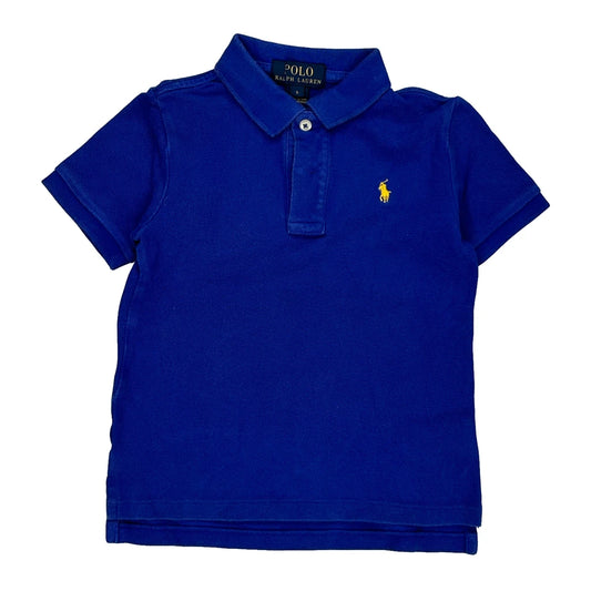 Age 5 Polo By Ralph Lauren Polo Shirt - Small Blue Cotton