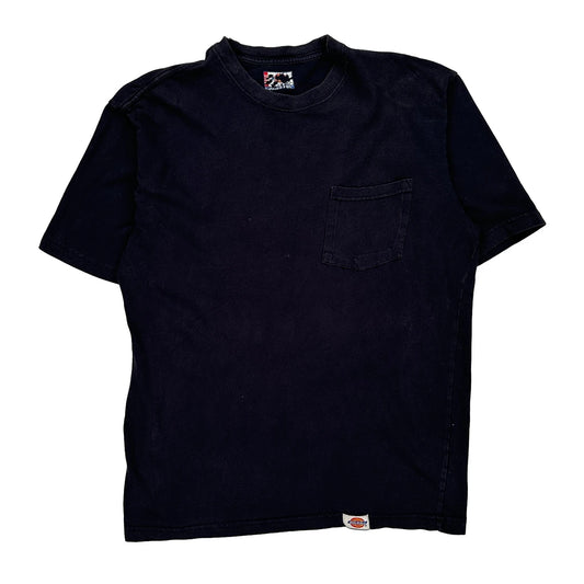 Dickies T-Shirt - Large Black Cotton