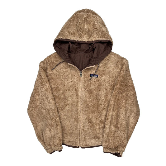 Patagonia Fleece Jacket - Small Brown Polyester