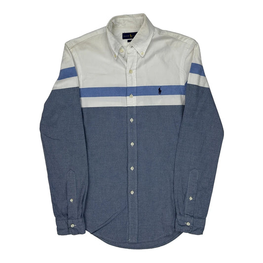 Ralph Lauren Slim Fit Shirt - Small Blue Cotton