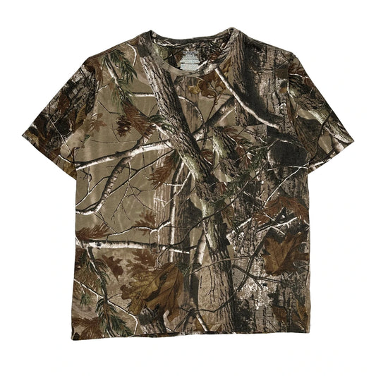 Realtree Camo T-Shirt - Large Camo Cotton
