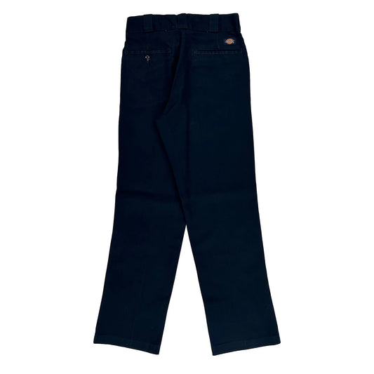 Vintage Dickies Trousers - 28W UK 10 Black Cotton Blend