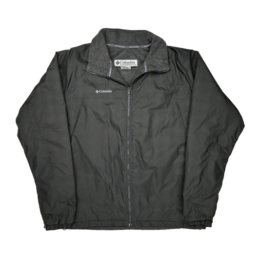Vintage Columbia Jacket - XL Black Polyester