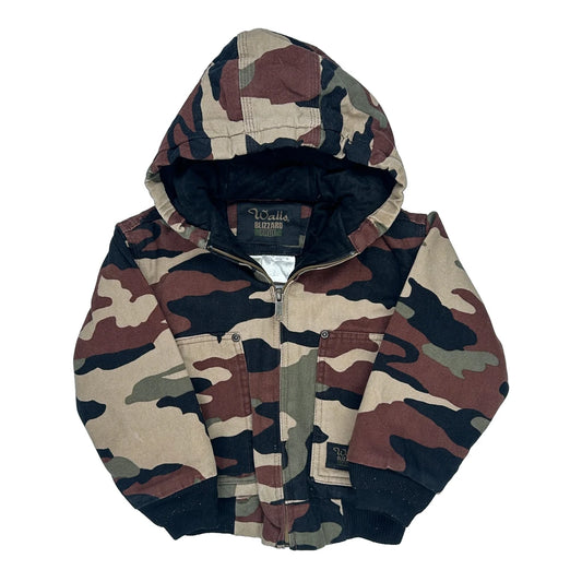 Age 4-5 Walls Camo Jacket - XS Camo Cotton
