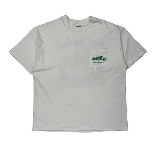 St. Patrick'S Day Hanes Graphic T-Shirt - XL White Cotton