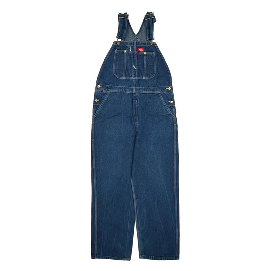 Dickies Dungarees - 38″ Waist Blue Cotton