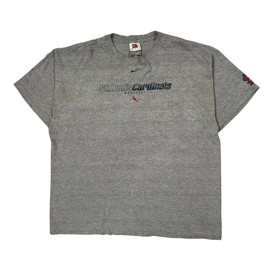 St. Louis Cardinals Nike T-Shirt - XL Grey Cotton
