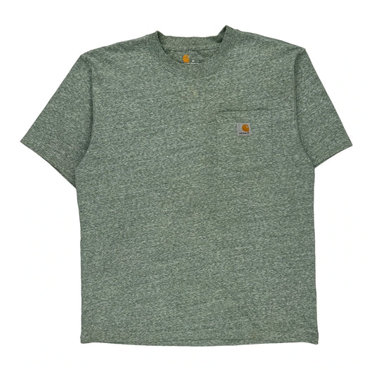 Carhartt T-Shirt - Medium Green Cotton Blend